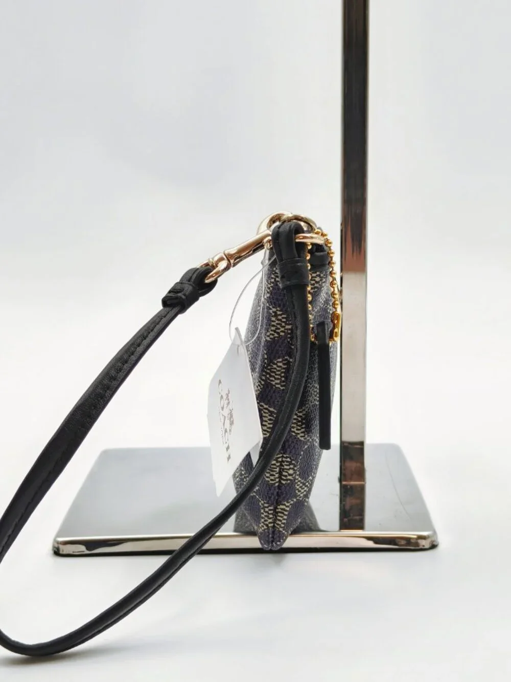 NWT Coach Signature Mini Wristlet Wallet